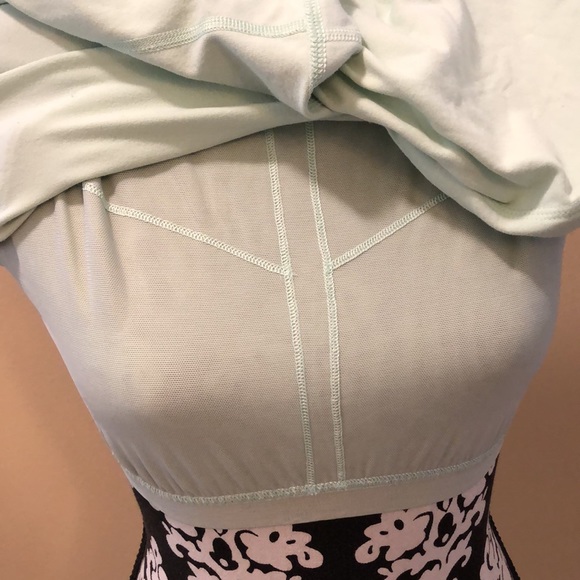 Lululemon mint green soft jersey cross stretch straps back athletic top - Picture 7 of 9